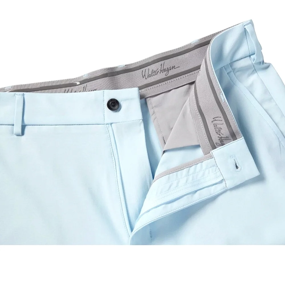 Walter Hagen Performance Golf Shorts Men's 42W Soft Blue Sun Protection Stretch